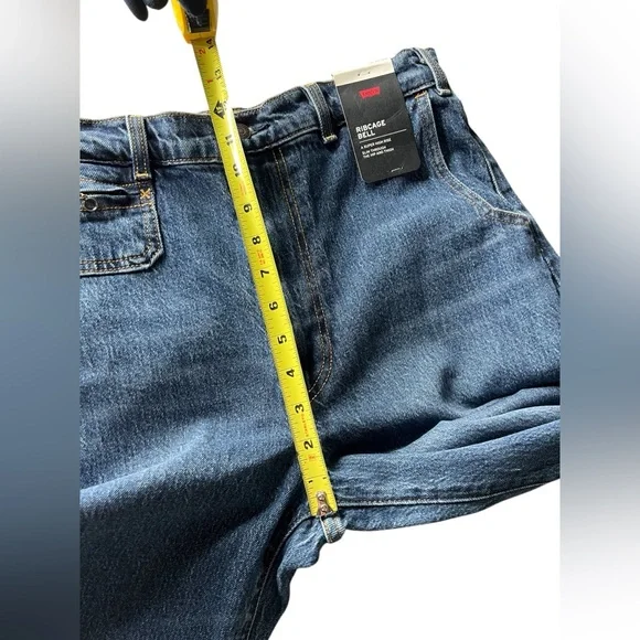 Levi's Ribcage  Bell Flared  Denim  Jeans - Picture 13 of 15